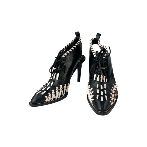 Louis Vuitton Leather Lace-Up Heels - Picture 1 of 8